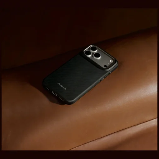 Apple iPhone 18 Pro Max / 17 Pro Max čierno-sivý ochranný kryt PITAKA Summa Case - 10