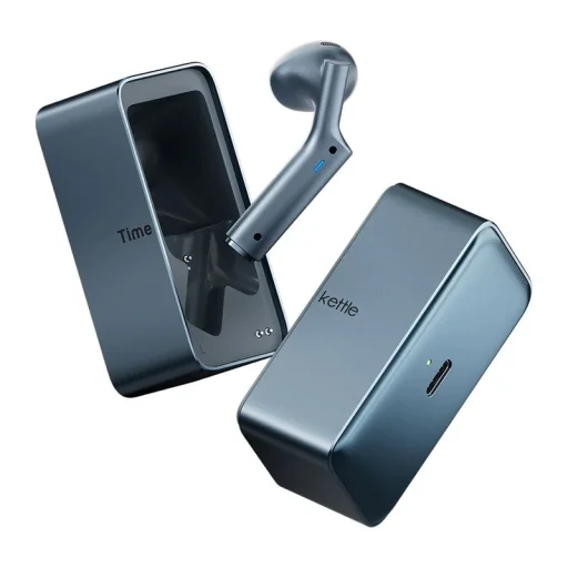 TimeKettle W4 Plus TWS vezeték nélküli fordító fülhallgató, kék - 6