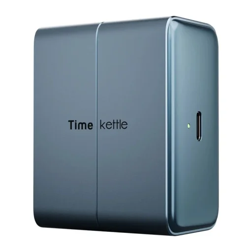 TimeKettle W4 Plus TWS bezdrôtové prekladateľské slúchadlá, modré - 4