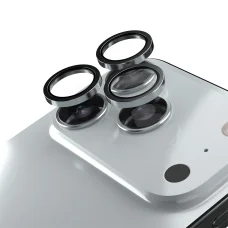 Apple iPhone 18 Pro / 18 Pro Max strieborné Etteri ochranné sklo na šošovku fotoaparátu