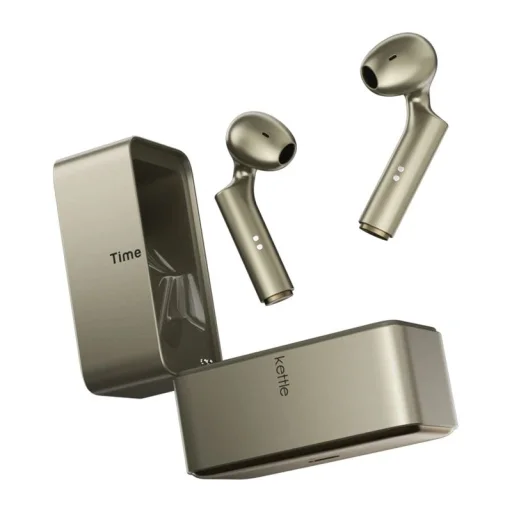 TimeKettle W4 Plus bezdrôtové TWS prekladateľské slúchadlá, zlaté - 7