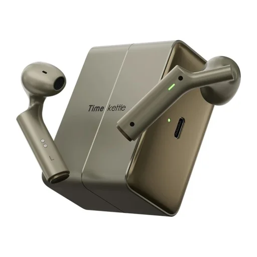 TimeKettle W4 Plus bezdrôtové TWS prekladateľské slúchadlá, zlaté - 9