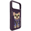 iPhone 18 Pro Max / 17 Pro Max fialové puzdro Nimmy Glasses Cool Dog thumbnail