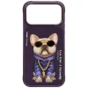 iPhone 18 Pro Max / 17 Pro Max fialové puzdro Nimmy Glasses Cool Dog thumbnail