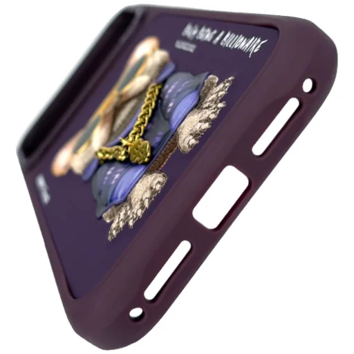 iPhone 18 Pro Max / 17 Pro Max fialové puzdro Nimmy Glasses Cool Dog - 2