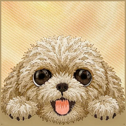 iPhone 18 Pro Max / 17 Pro Max hnedé puzdro Nimmy Big Eyed Lying Teddy Poodle - 6
