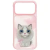  iPhone 18 Pro / iPhone 17 Pro rózsaszín Nimmy Big Eyed Ragdoll Cat tok thumbnail