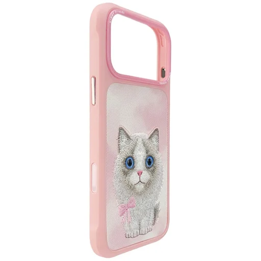  iPhone 18 Pro / iPhone 17 Pro rózsaszín Nimmy Big Eyed Ragdoll Cat tok - 3