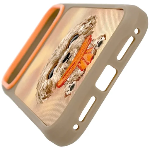  iPhone 18 Pro / 17 Pro Barna Nimmy Big Eyed Teddy Poodle hátlap tok - 4