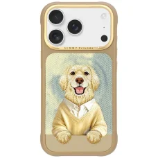 iPhone 17 Pro / 18 Pro hnedý Nimmy Gentle Pets Series Dog MagSafe kryt