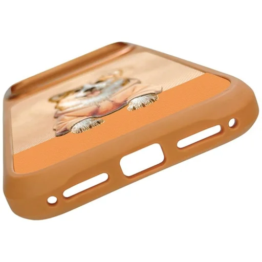 iPhone 17 Pro / 18 Pro oranžové puzdro MagSafe Nimmy Gentle Pets Series Dog - 4