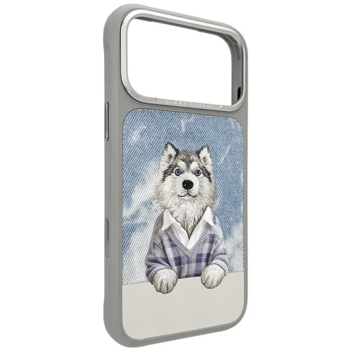 Sivý kryt Nimmy Gentle Pets Series Dog MagSafe pre iPhone 17 Pro / 18 Pro - 3