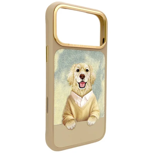 iPhone 17 Pro Max / 18 Pro Max Barna Nimmy Gentle Pets Series Kutyás MagSafe tok - 3