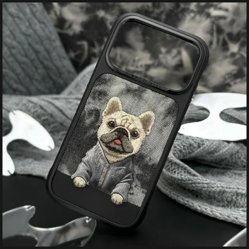 iPhone 17 Pro Max / 18 Pro Max čierne puzdro Nimmy Gentle Pets Series Dog MagSafe - 7