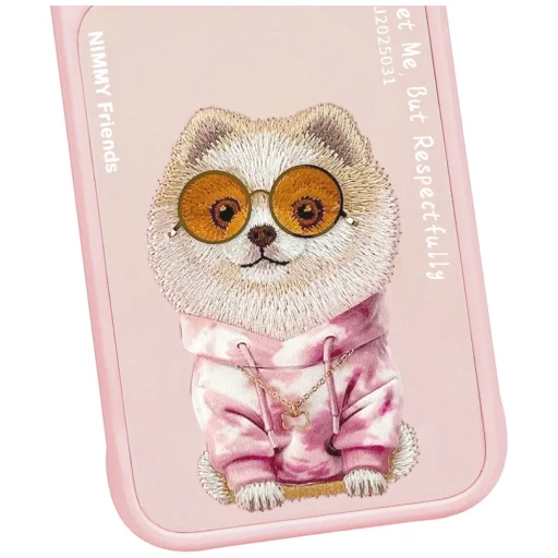 iPhone 17 Pro Max / 18 Pro Max ružový ochranný kryt Nimmy Glasses Cool Dog - 5