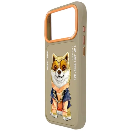 iPhone 17 Pro Max / 18 Pro Max béžové puzdro Nimmy Glasses Cool Dog - 3