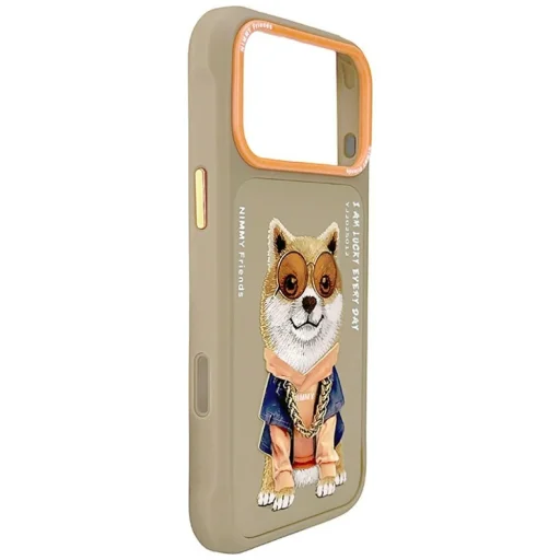 iPhone 17 Pro Max / 18 Pro Max béžové puzdro Nimmy Glasses Cool Dog - 6