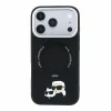 iPhone 18 Pro Max čierny Karl Lagerfeld PU Grained K&CH Heads Ring Stand MagSafe kryt thumbnail