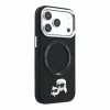 iPhone 18 Pro Max čierny Karl Lagerfeld PU Grained K&CH Heads Ring Stand MagSafe kryt thumbnail