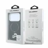 iPhone 18 Pro Max čierny Karl Lagerfeld PU Grained K&CH Heads Ring Stand MagSafe kryt thumbnail