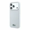 iPhone 18 Pro svetlosivý zadný kryt Lacoste Iconic Petit Pique s kovovým logom MagSafe thumbnail