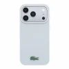 iPhone 18 Pro svetlosivý zadný kryt Lacoste Iconic Petit Pique s kovovým logom MagSafe thumbnail