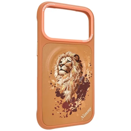 iPhone 17 Pro / 18 Pro narancssárga Nimmy Lion MagSafe tok - 3