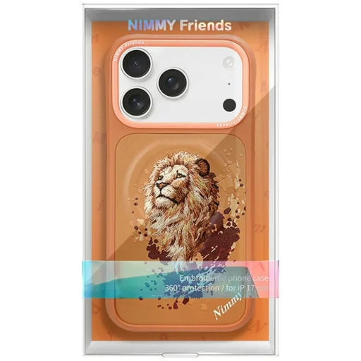  iPhone 17 Pro / 18 Pro narancssárga Nimmy Lion MagSafe tok - 8