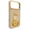  Apple iPhone 17 Pro / 18 Pro barna Nimmy Lucky Fashion Cat MagSafe védőtok thumbnail