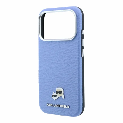 iPhone 18 Pro Max modré puzdro Karl Lagerfeld Semi Wrap K&CH Heads MagSafe - 5