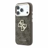  iPhone 18 Pro barna Guess PU 4G Strass Metal Logo hátlap tok thumbnail