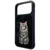  iPhone 17 Pro / 18 Pro fekete Nimmy Lucky Fashion Cat MagSafe tok thumbnail
