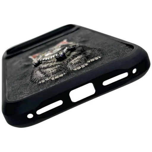 Čierne puzdro Nimmy Lucky Fashion Cat MagSafe pre iPhone 17 Pro / 18 Pro - 4