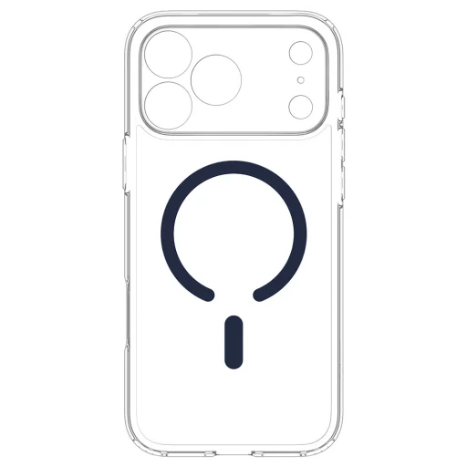 Apple iPhone 18 Pro / iPhone 17 Pro priehľadné / tmavomodré puzdro Spigen Ultra Hybrid MagSafe (ACS12158) - 3