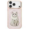  iPhone 17 Pro / 18 Pro rózsaszín Nimmy Lucky Fashion Cat MagSafe tok thumbnail