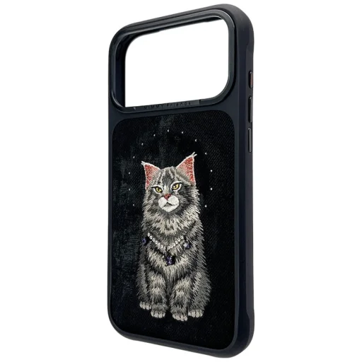  iPhone 17 Pro Max / 18 Pro Max fekete Nimmy Lucky Fashion Cat MagSafe tok - 2