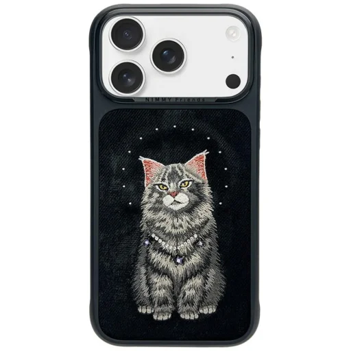 iPhone 17 Pro Max / 18 Pro Max čierne puzdro Nimmy Lucky Fashion Cat MagSafe - 1