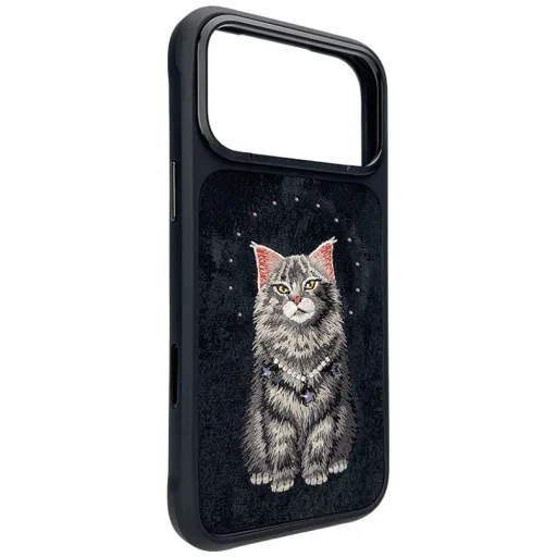  iPhone 17 Pro Max / 18 Pro Max fekete Nimmy Lucky Fashion Cat MagSafe tok - 3