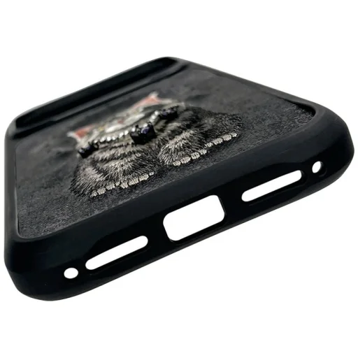  iPhone 17 Pro Max / 18 Pro Max fekete Nimmy Lucky Fashion Cat MagSafe tok - 4