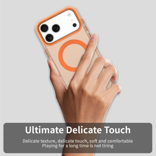 Oranžové puzdro Techsuit CandyCase MagSafe pre iPhone 18 Pro / iPhone 17 Pro - 4