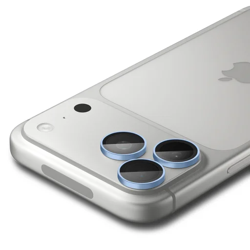 Apple iPhone 18 Pro / iPhone 18 Pro Max svetlomodré Spigen Optik.tR EZ Fit Pro ochranné sklo na kameru, 2 ks - 5