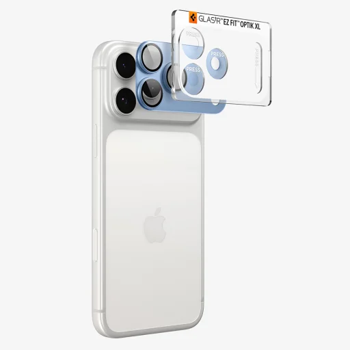 iPhone 18 Pro Max svetlomodré Spigen Optik.tR EZ Fit Pro XL ochranné sklo na kameru (AGL12041) - 2