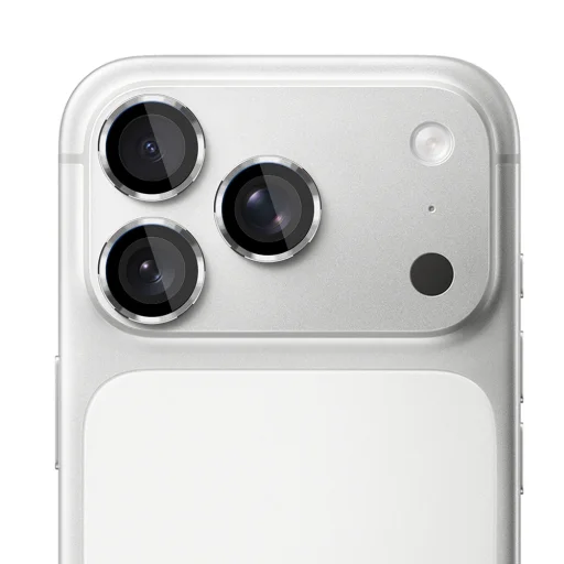 iPhone 18 Pro / iPhone 18 Pro Max strieborné ochranné sklo na kameru 3mk Lens Protection Pro - 6