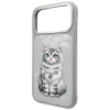  iPhone 17 Pro Max / 18 Pro Max szürke Nimmy Lucky Fashion Cat MagSafe tok thumbnail