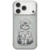 iPhone 17 Pro Max / 18 Pro Max sivé puzdro Nimmy Lucky Fashion Cat MagSafe thumbnail