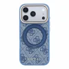  iPhone 18 Pro Max kék Guess PU 4G Ring Stand MagSafe hátlap tok thumbnail