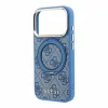  iPhone 18 Pro Max kék Guess PU 4G Ring Stand MagSafe hátlap tok thumbnail