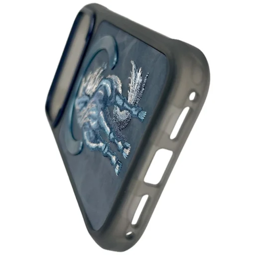 iPhone 18 Pro / iPhone 17 Pro kék Nimmy Magnetic Fantasy Animal MagSafe tok - 7