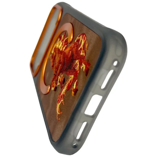 iPhone 18 Pro / iPhone 17 Pro oranžový Nimmy Magnetic Fantasy Animal MagSafe zadný kryt - 7
