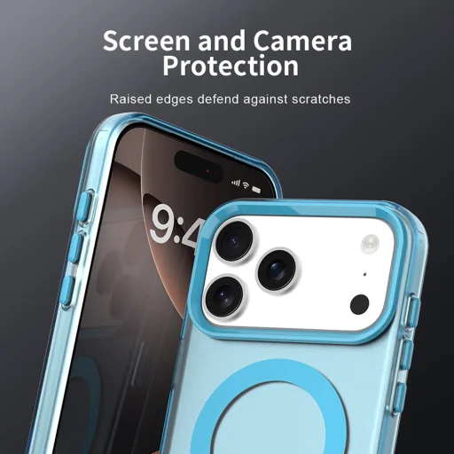 iPhone 18 Pro / iPhone 17 Pro kék Techsuit CandyCase MagSafe tok - 2